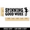 Spinning Good Work Ice Skating Teacher Student School Self-Inking Rubber Stamp Ink Stamper